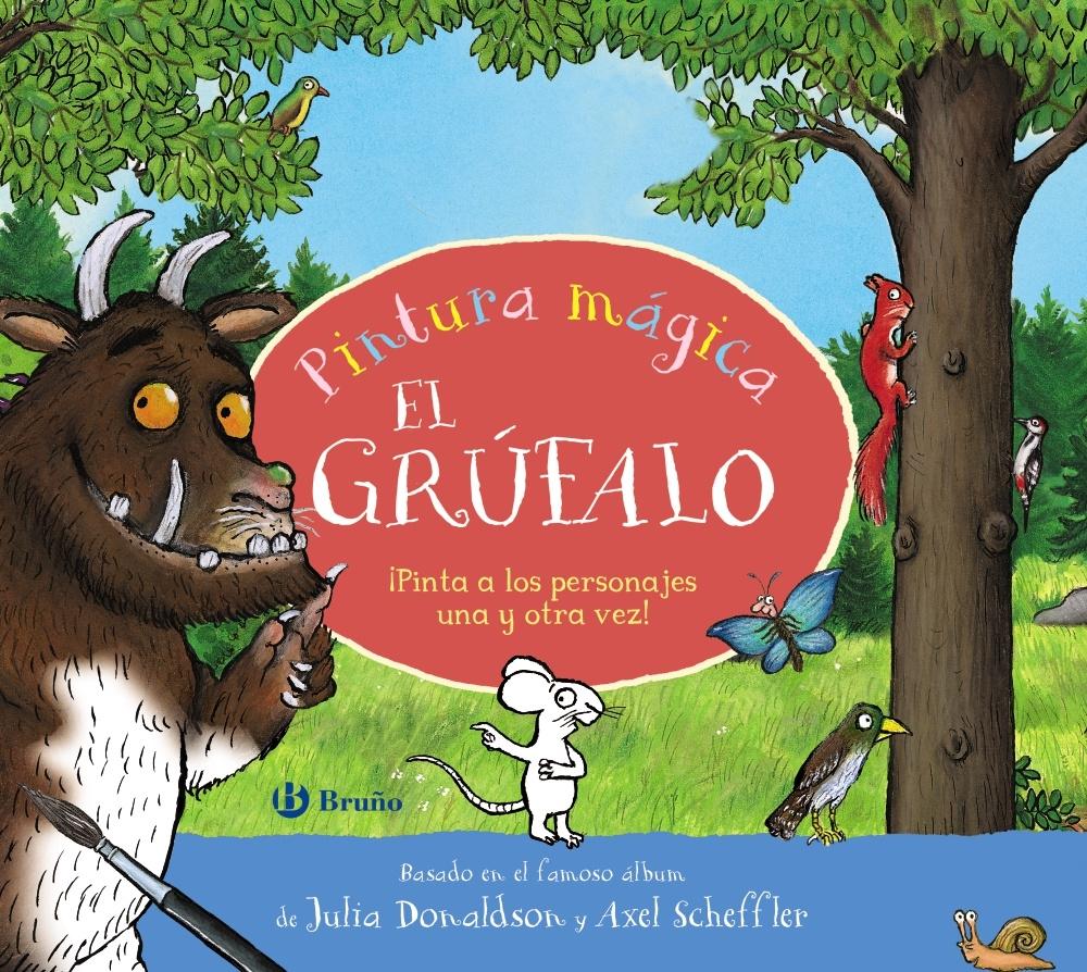 Pintura mágica. El grúfalo "¡Pinta a los personajes una y otra vez!"
