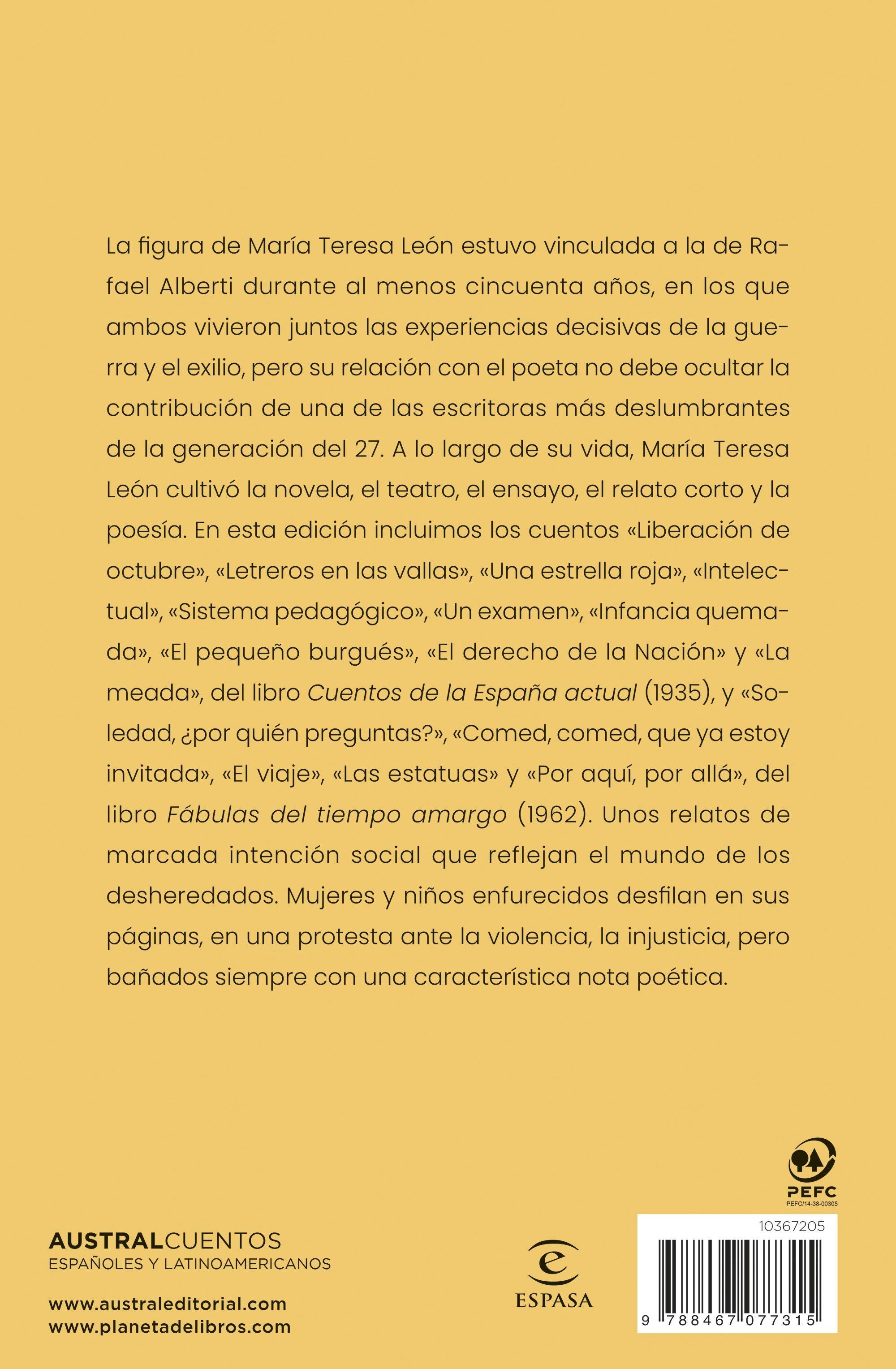 Cuentos de María Teresa León
