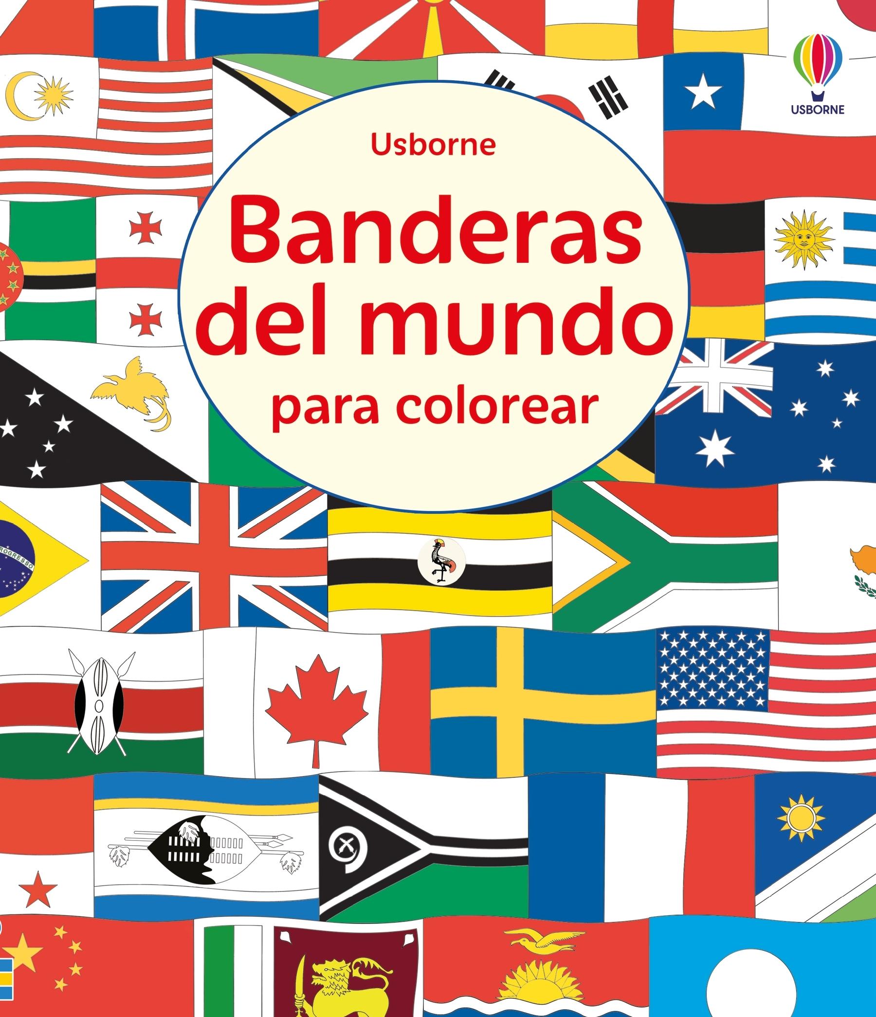Banderas del mudo para colorear 