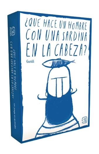 ¿Qué hace un hombre con una sardina en la cabeza?