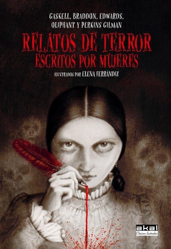 Relatos de terror escritos por mujeres "Ilustrados por Elena Ferrándiz"