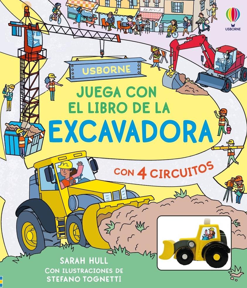 Juega con el Libro de la Excavadora "Con 4 Circuitos "