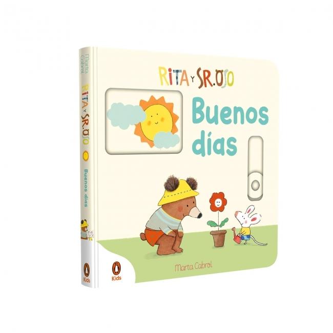 Rita y Sr. Oso - ¡Buenos Días! (Pequeñas Manitas) "Libro con Mecanismos para Deslizar, Girar y Soñar"