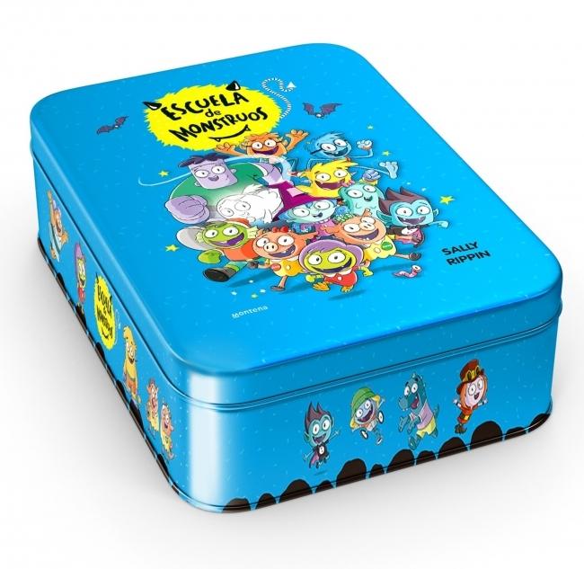 Cofre Escuela de Monstruos  "Contiene los Libros del 1 al 8"