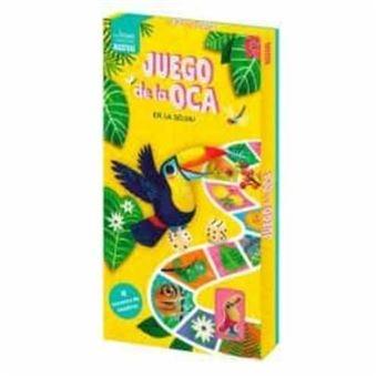Juego de la Oca en la selva. Juego de madera. 