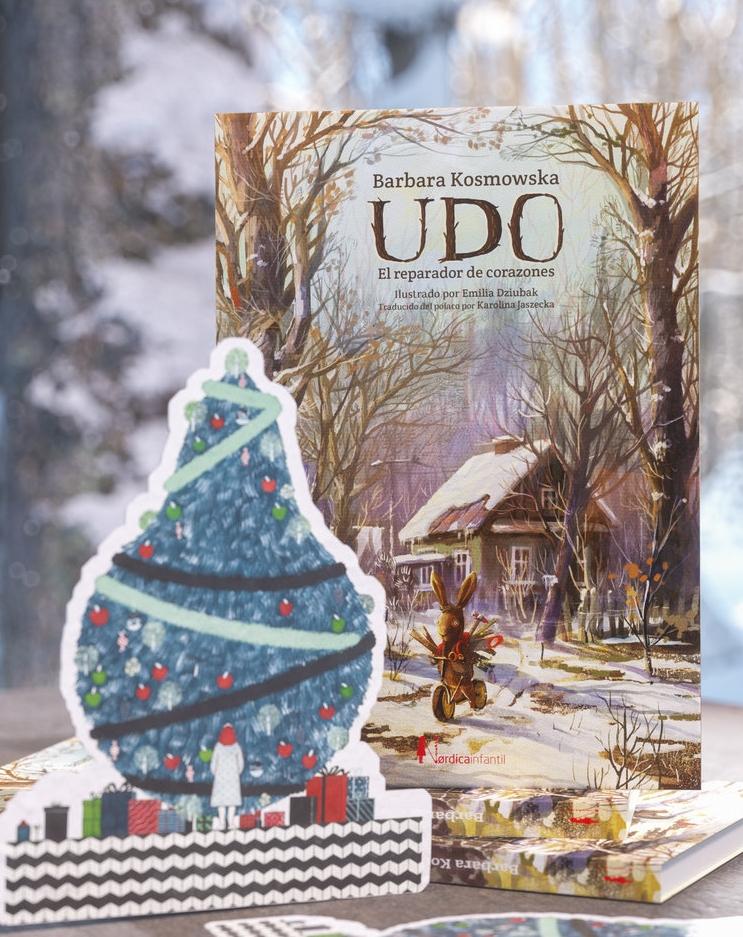 Udo: el Reparador de Corazones "Pack Libro + Árbol de Navidad Troquelado "