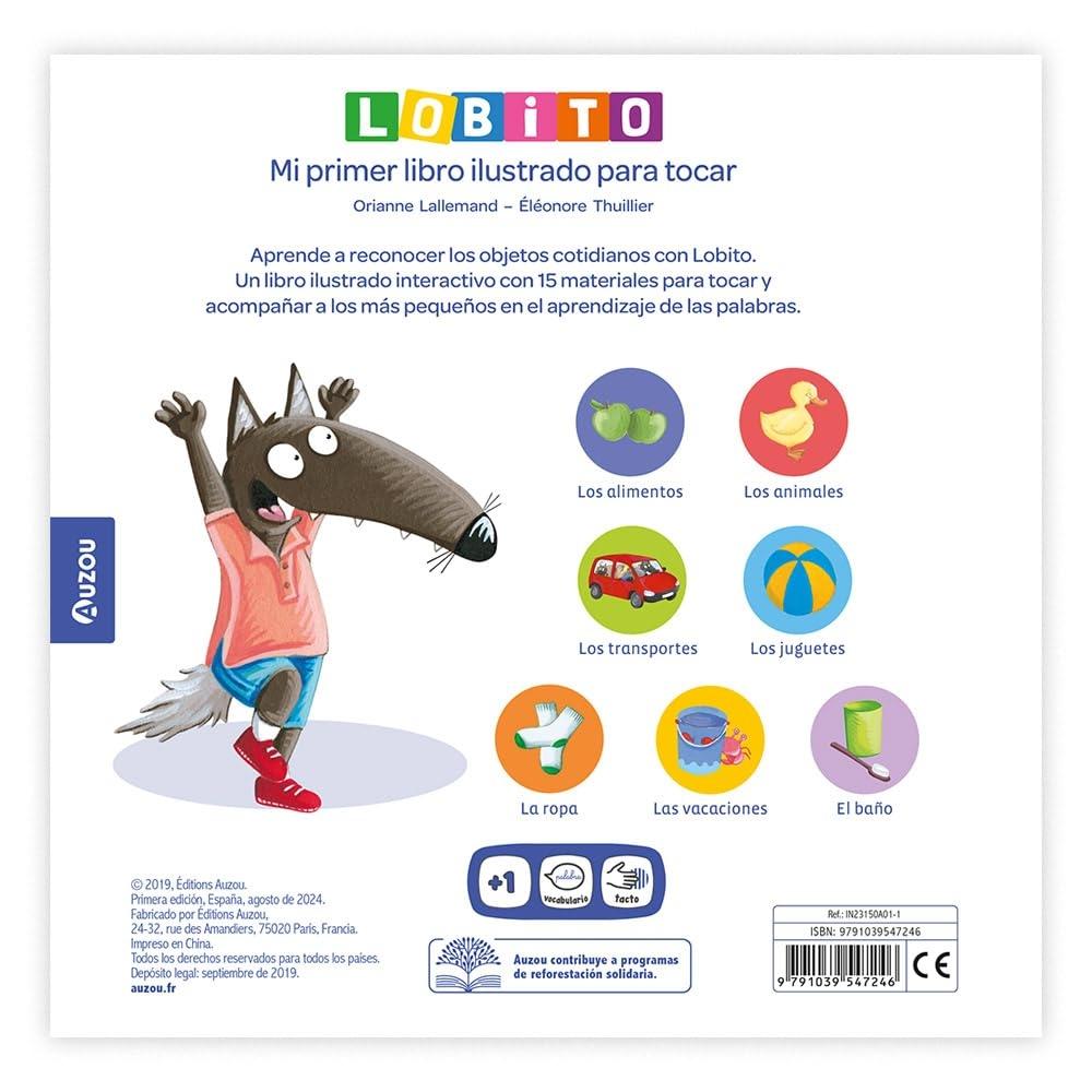 Lobito, mi Primer Libro Ilustrado para Tocar