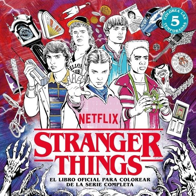 Stranger Things. el Libro Oficial para Colorear de la Serie Completa "Colorea las 5 Temporadas"