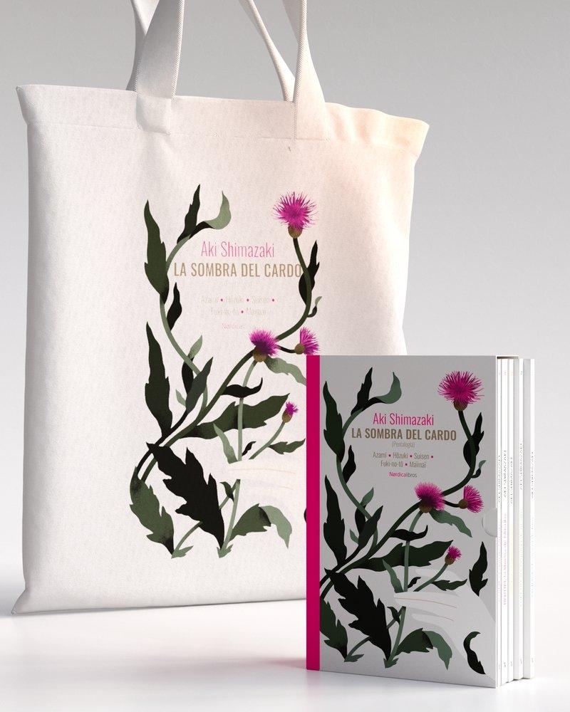 Estuche de La sombra del Cardo + Bolsa de tela "ESTUCHE  + BOLSA DE TELA"