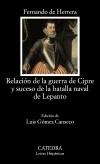 Relación de la Guerra de Cipre y Suceso de la Batalla Naval de Lepanto