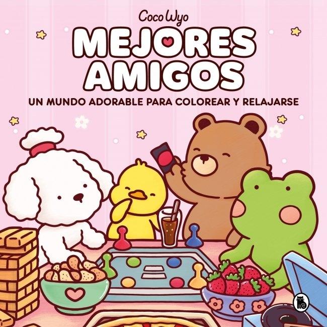 Mejores amigos "Un mundo adorable para colorear y relajarse"