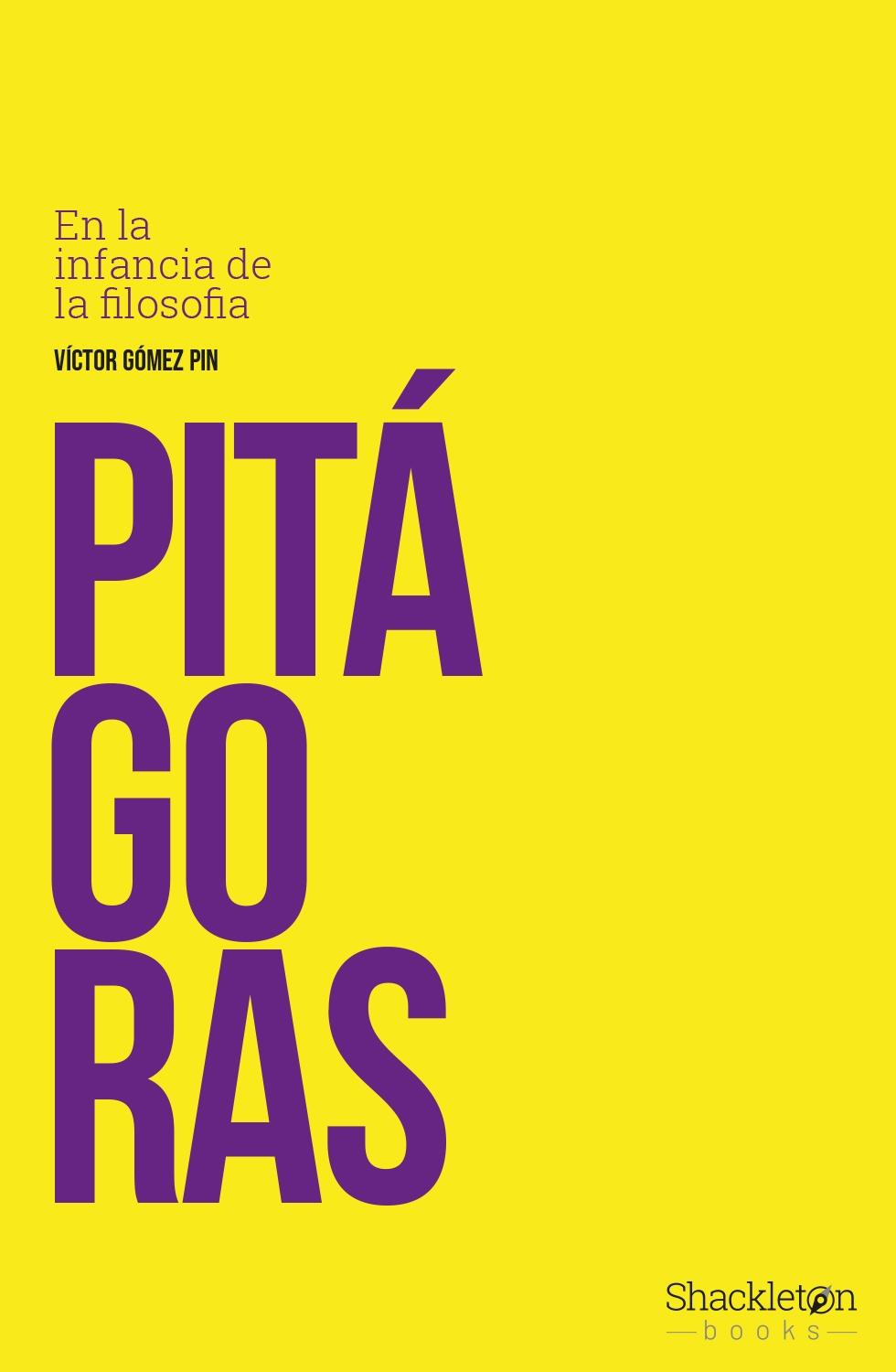 Pitágoras "En la Infancia de la Filosofía"
