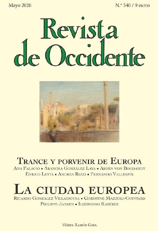 Revista de Occidente 540. La ciudad europea