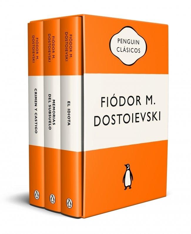 Estuche Dostoievski (contiene: Crimen y castigo   Memorias del subsuelo   El idi "Ediciones icónicas"