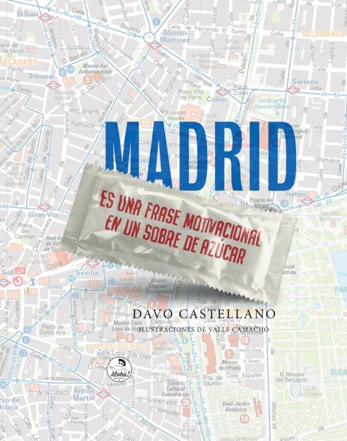 Madrid Es una Frase Motivacional en un sobre de Azúcar