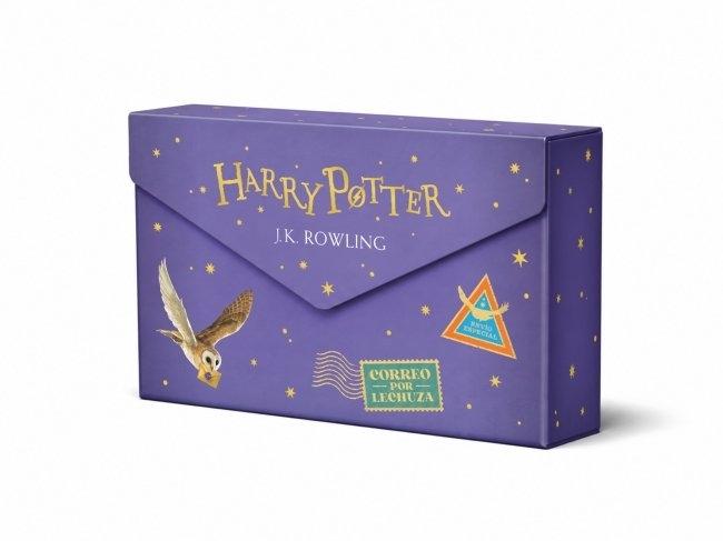 Harry Potter (estuche Envío especial - Correo por Lechuza)  "Contiene las tres primeras novelas"