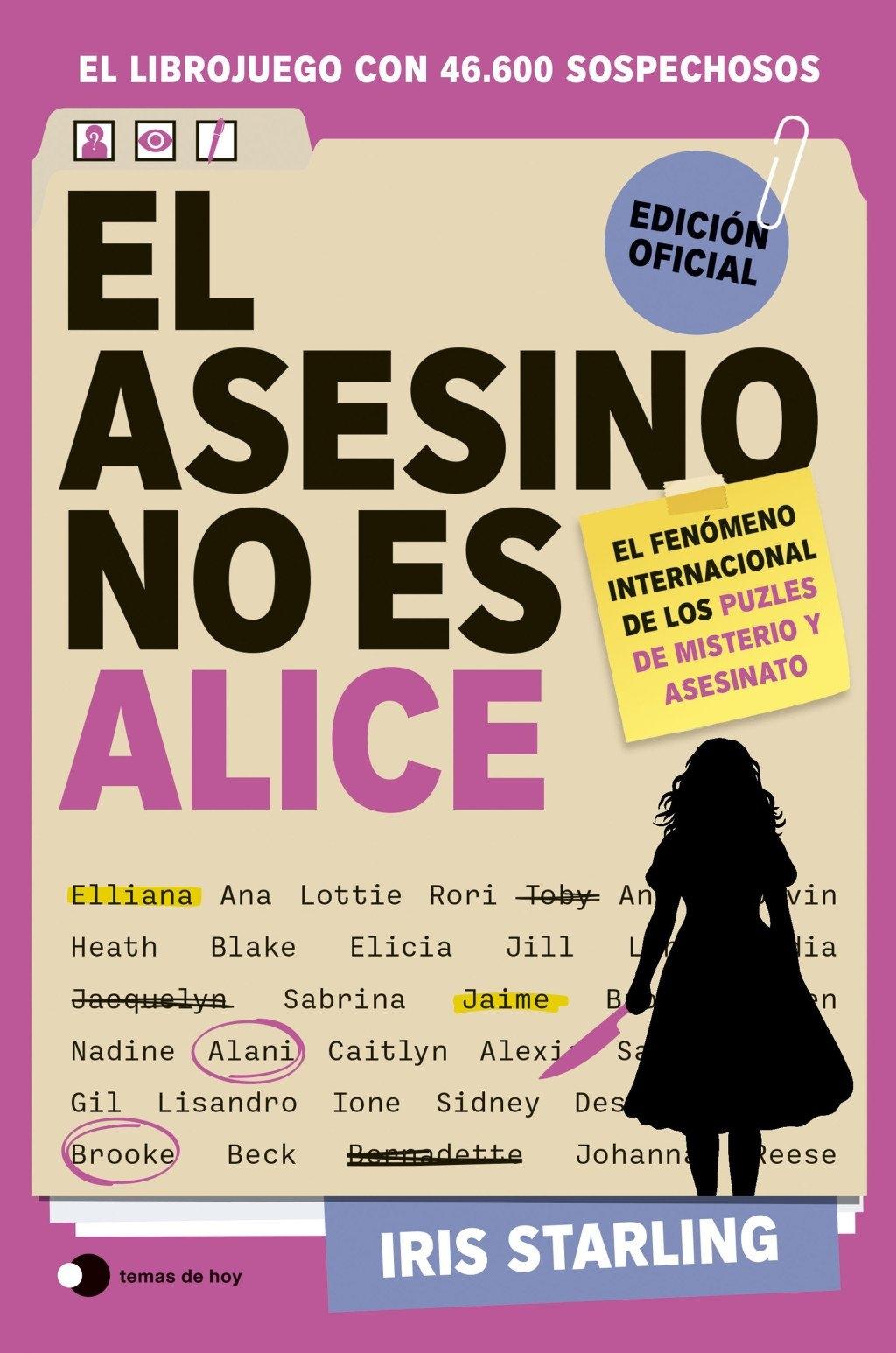 El asesino no es Alice "El librojuego con más de 46.600 sospechosos"