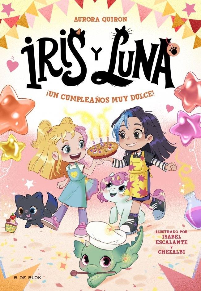 Iris y Luna: Cuidadoras de Cachorritos Mágicos 3 - ¡Un Cumpleaños Muy Dulce! "¡Un Libro con Purpurina en la Cubierta!"