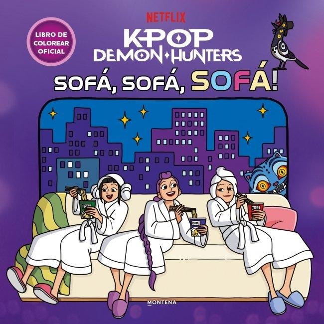 KPop Demon Hunters - ¡Sofá, sofá, sofá! "Libro oficial para colorear"