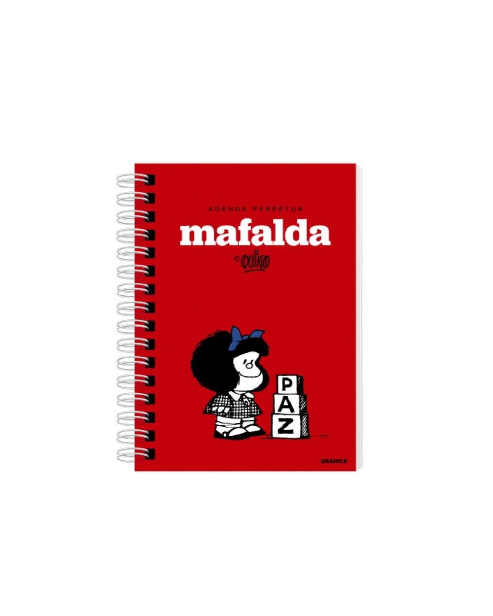 Mafalda agenda perpetua anillada paz