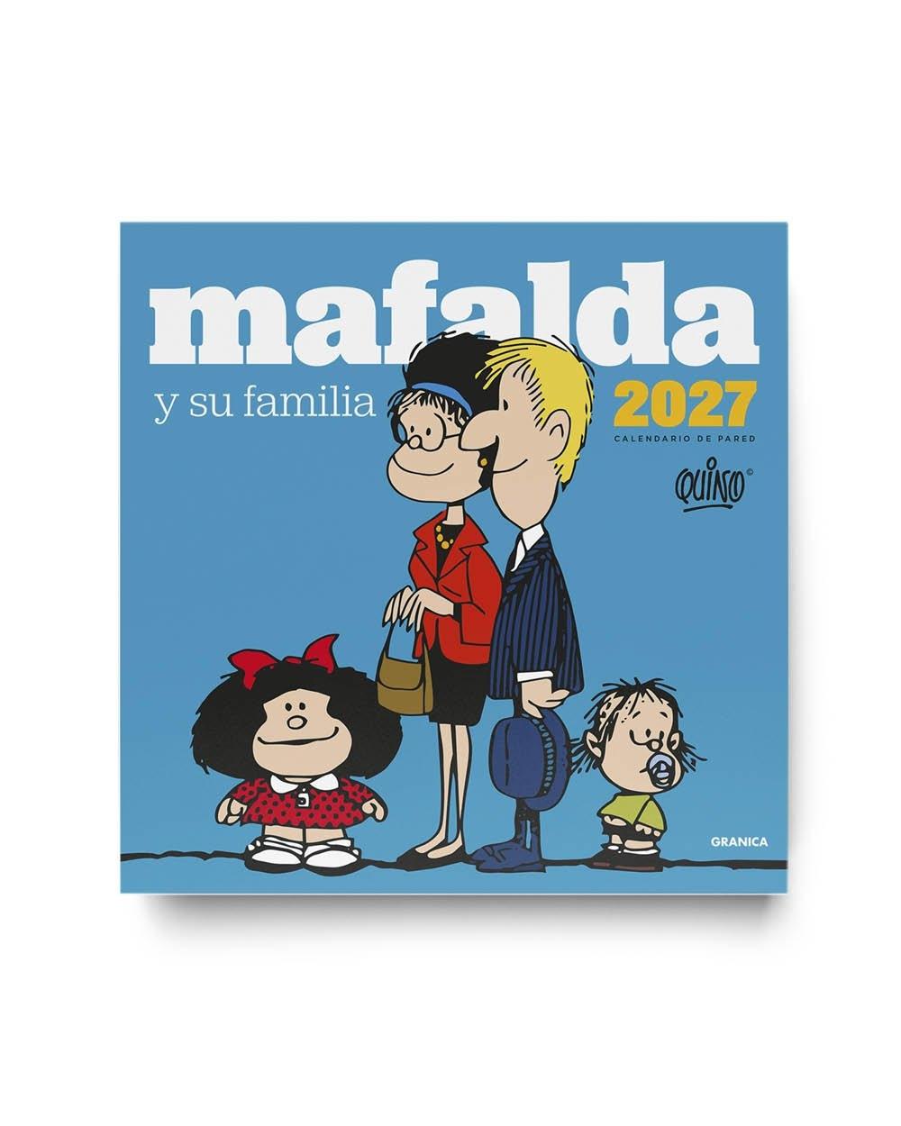 Mafalda 2027 calendario de pared familia
