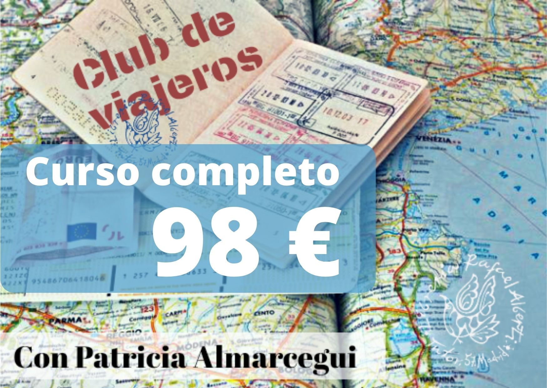 Club de Viajeros 2021/2022  (7 Sesiones) con Patricia Almarcegui. 